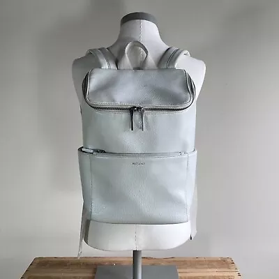 Matt & Nat Women’s White Vegan Leather “Brave” Backpack • $44.50