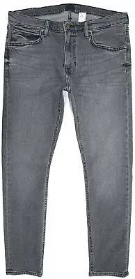 Lee Jeans Mens Luke Slim Tapered Fit Jeans 'Greys End' FACTORY SECONDS  L100 • £20.99