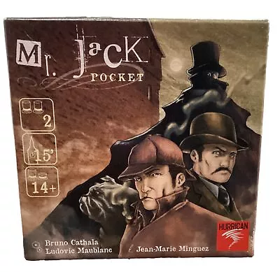 Mr. Jack Pocket Board Game Hurrican  Ripper Holmes 2 Player Travel • $18.81