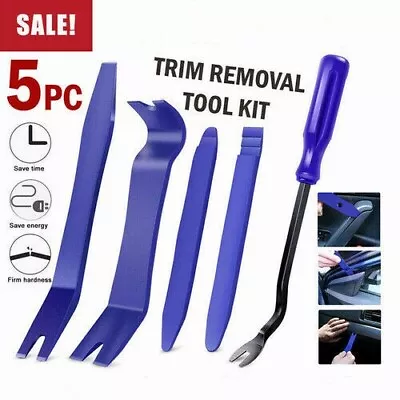 Car Trim Removal Tool Auto Hand Tools Pry Bar Dash Panel Door Interior Clips Kit • $4.22