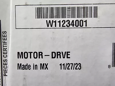 BRAND NEW!! Whirlpool W11234001 Dryer Motor • $45