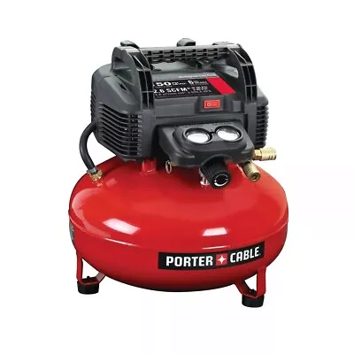 Porter-Cable C2002ECOM 0.8 HP 6 Gal. Oil-Free Pancake Air Compressor New • $139.99