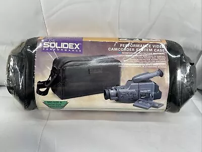 Solidex Performance Video Camcorder System Soft Carrying Case Model VP-100 Black • $12.99