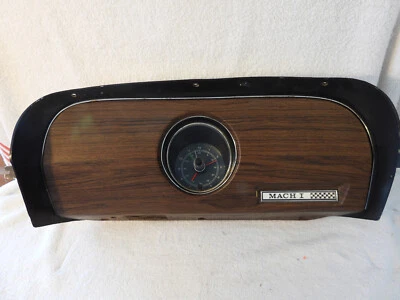 $299.99 • Buy 1969 1970 Ford Mustang Dash Clock Mach1 Grande Wood Grain Boss Shelby