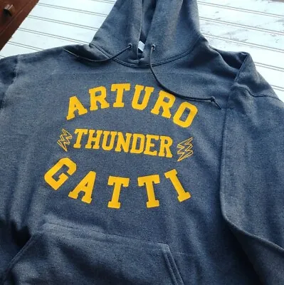 $25.99 • Buy NEW Arturo Thunder Gatti Jersey City Boxing Hoodie Hooded Sweatshirt GYM BAR