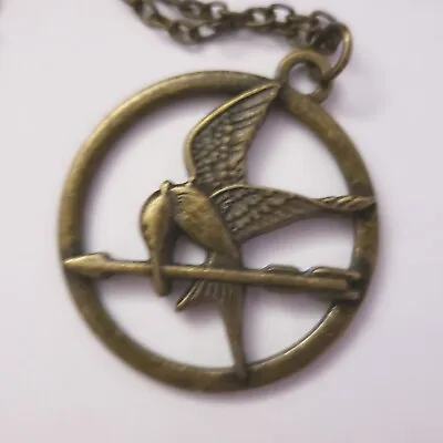 Hunger Games LGF Lions Gate  Films Mockingjay Pendant Necklace Katniss Everdeen • $7.99