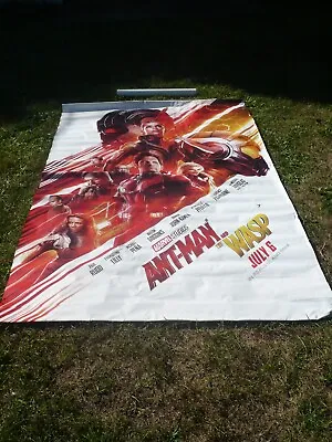 ANTMAN AND THE WASP / CHRISTOPHER ROBIN  Orig Used D/S Vinyl Banner (5' X 8') • $35
