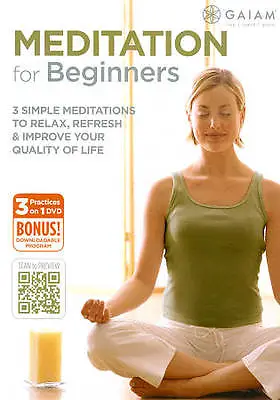 MEDITATION FOR BEGINNERS - 3 Simple Meditations DVD NEW/SEALED • $5.79