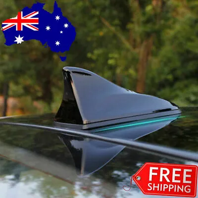 AUS Universal Auto Car Roof Radio AM/FM Signal Shark Fin Aerial Antenna BLACK • $12.08