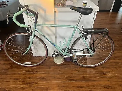 Vintage Celeste Bianchi Axis Italian Special Chrome Moly Road Bike 53cm • $500