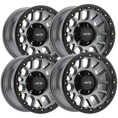 (Set Of 4) Vision 111 Nemesis 18x9 6x135 +18mm Gunmetal Wheels Rims 18  Inch • $967.96