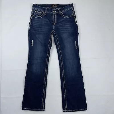 Cowgirl Up Jeans Women's Sz. 29/32* Blue Bootcut Cotton Blend #CGJ30605 • $19.99