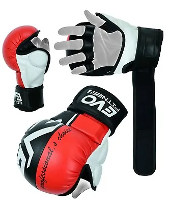 EVO MMA Sparring Gloves Boxing Combat Training Grappling Wrist Wrap Fighting UFC • $18.93