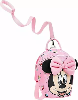 Disney Minnie Mouse Toddler Backpack With Reins Child Safety Harness • £18.49