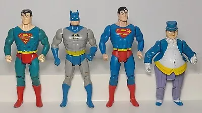 Vintage 80s LOT Of 4 Batman Superman Penguin Action Figures (T15) • $24.99