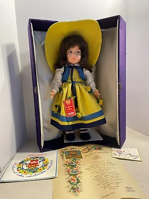 20  Antique Felt Italian LENCI DEBORA Doll In Original Box Cert Of Auth 1980 • $136.77