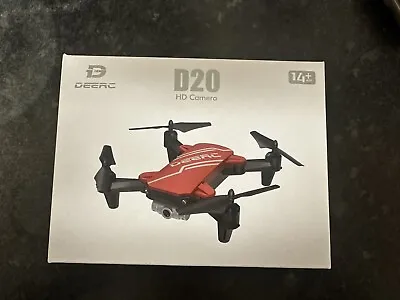 D20 Mini Drone For Kids With 720P HD FPV Camera Remote Control Toys - Red • £15.92