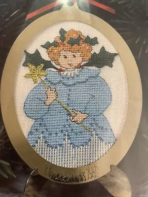 P Buckley Moss 1993 Christmas Ornament Cross Stitch Kit Angel By June Grigg • $14.23