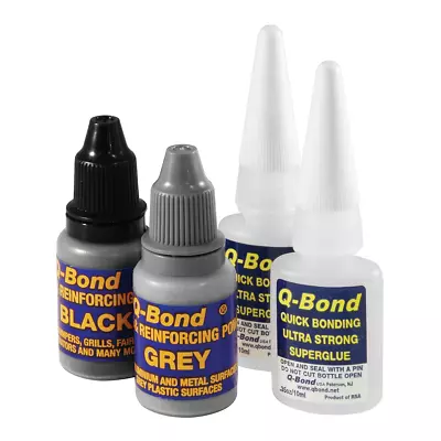 K-Tool KTI-90002 Q Bond Adhesive Kit Repairs & Reinforces Plastics Metals • $19.99