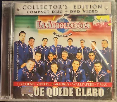 La Arrolladora Banda El Limon De Rene Camacho - Y Que Quede Claro (2008 Cd+dvd) • $17.99