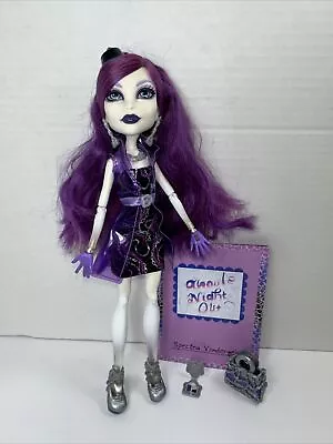 Monster High Doll Ghouls Night Out Spectra Vondergeist Purple Hat Diary • $59.99