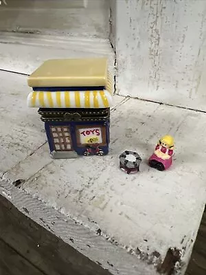 Porcelain Hinged Trinket Box Toy Store • $12