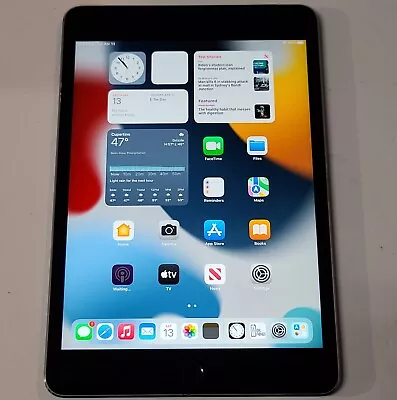 Apple IPad Mini 4 A1550 128GB Wi-Fi + Cellular 7.9 Gray :ID504 • $65