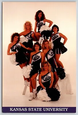 Postcard Kansas State University Varsity Cheerleaders Manhattan Kansas • $5.99