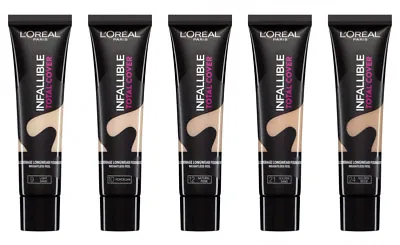 L'OREAL Infallible Total Cover Foundation 35ml - CHOOSE SHADE - NEW • £9.99