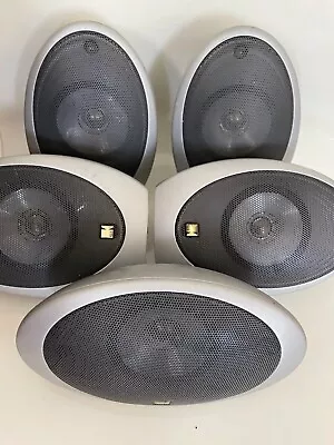 4 X HTS1001 Uni-Q Satellite Speakers And 1 X HTC1001 Uni-Q Centre Chanel Speaker • £149