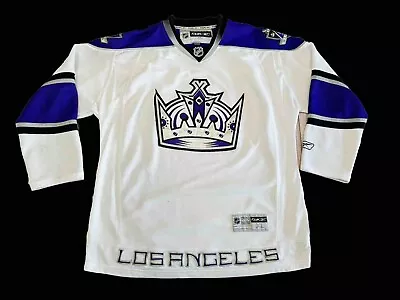 Reebok Nhl Los Angeles Kings White Premier Hockey Jersey Size Xl • $89.99