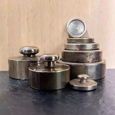 £8.50 • Buy Brass Metric Kitchen Scale Weights