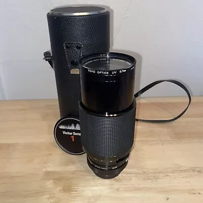 Vivitar Series 1 Macro Focusing Lens 70-210mm W/Nikon F Mount • $33