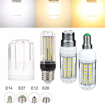 Dimmable LED Corn Light Bulbs E12 E26 E27 E14 B22 20W 5730 SMD AC/DC 12V Lamps • $5.82