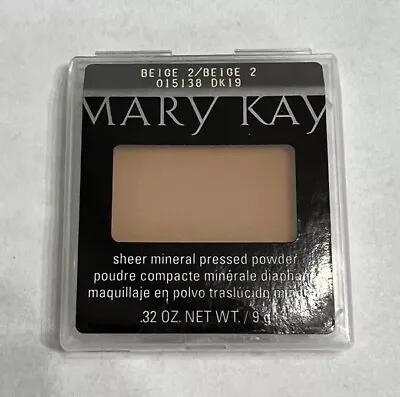 Mary Kay Sheer Mineral Pressed Powder  - Beige 2 • $11