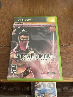 Mortal Kombat: Deception -- Kollector's Edition (Microsoft Xbox 2004) A12 • $19.99