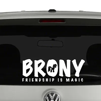 My Little Pony Brony Friendship Is Magic Vinyl Decal Sticker Car Window • £11.35