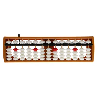 13Rods Plastic Beads Abacus Soroban Calculating Tool Educational Math Toys • £6.80