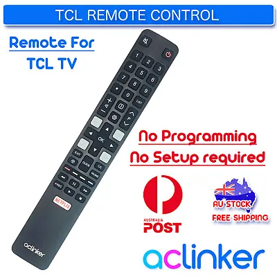 TCL Remote Control Replacement For TCL TV 65C2US 75C2US 43P20US • $9.95