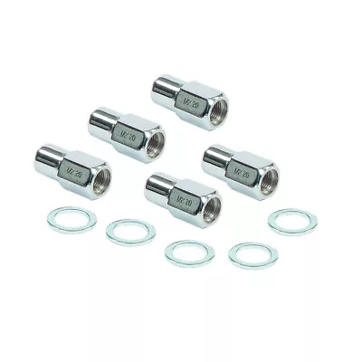 Mr Gasket Lug Nut 4301G; Open End Shanked Lug Nut 1/2 -20 Chrome .750  Shank • $34.71