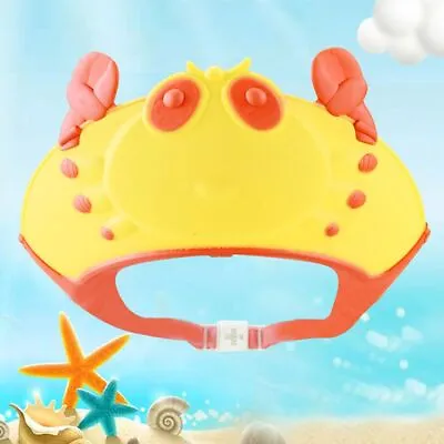 £5.16 • Buy Adjustable Baby Shower Cap Crab Shape Children Wash Hair Shield Shampoo Hat