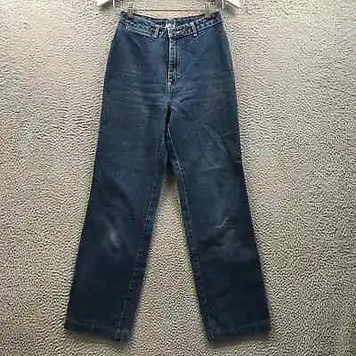 Vintage Sasson Mom Jeans Women's Size 8 Straight Leg Pocket Blue Style 13121 • $24.99