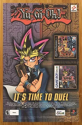 2002 Yu-Gi-Oh! Forbidden Memories/Dark Duel Stories Print Ad/Poster Official Art • £18.52