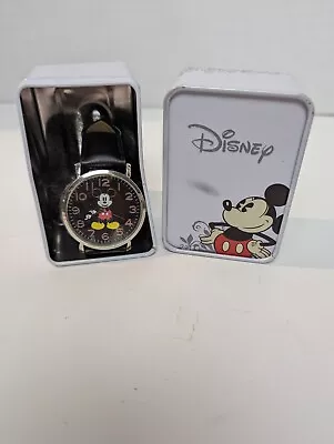 Disney Mickey Mouse Watch Accutime MK309TN NEW With Tin Needs Battery • $24.99