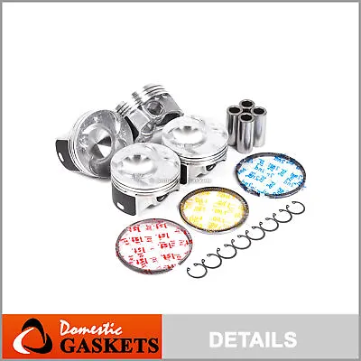 Fit 02-06 Acura RSX Base 02-05 Honda Civic 2.0L DOHC Pistons And Rings Set K20A3 • $499