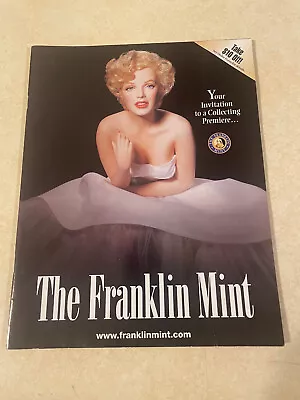 The Franklin Mint Catalog Marilyn Monroe Porcelain Doll Catalog 2001 • $29.99