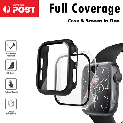 $6.99 • Buy For Apple Watch IWatch Ultra 8 SE 7 6 5 4 40/44/41/45/49 Screen Protector Case