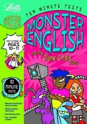 🔥Home School Learning Education Monster English Tests Age 10-11 Work Book KS2  • £2.69