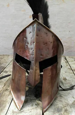 £97.01 • Buy Head Helmet Warrior Leonidas Spartan 300 King Costume Helmet Medieval Style Gift