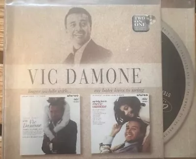 Vic Damone ‘Linger Awhile With’ & ‘My Baby Loves To Swing’ CD EX Condition • $10